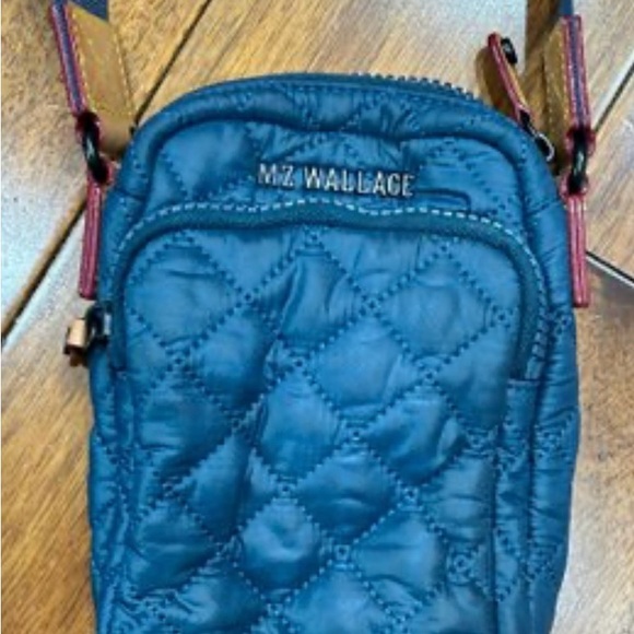 Mz Wallace Blue Quilted Crossbody Bag
26” adjustable strap - Picture 3 of 5